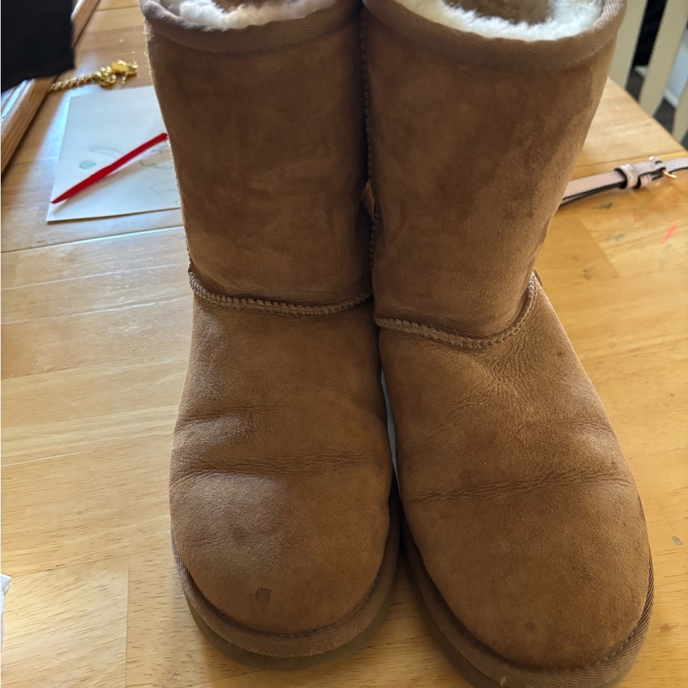 Cozy Tan Suede Boots